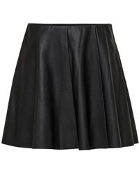 ONLY Kunstleder Rock - Schwarz