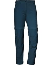 Schoeffel - Trekkinghose Pants Ascona Zip Off DRESS BLUES - Lyst
