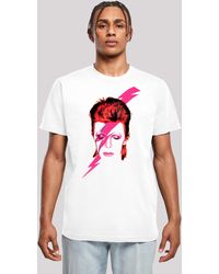F4NT4STIC - T-Shirt David Bowie Moonlight 90s Logo - Lyst