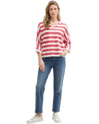 Tom Tailor - Rundhalspullover Loose Fit Strickpullover mit Kapuze - Lyst
