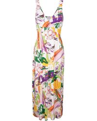 Alba Moda Strandkleid mit buntem Druck - Mehrfarbig