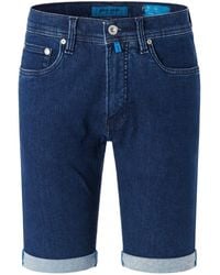 Pierre Cardin - 5-Pocket-Jeans FUTUREFLEX SHORTS dark blue rinse 3452 8882.27 - Lyst