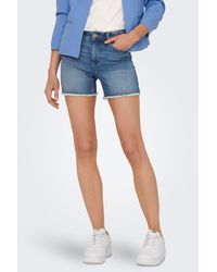 ONLY - ONLBLUSH MID SK DNM SHORTS NOOS - Lyst