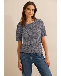 Cecil - T-Shirt mit grafischem Muster - Lyst