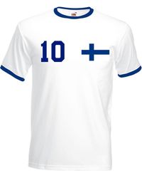 Youth Designz - Finnland T-Shirt im Fußball Trikot Look mit trendigem Motiv - Lyst