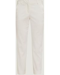 Comma, - 7/8- Relaxed: Hose mit Ankle leg Logo - Lyst