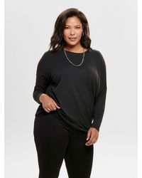 Only Carmakoma - T-Shirt (1-tlg) CARCAMA L/S LONG TOP NOOS - Lyst