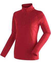 Maier Sports - Fleecepullover Eva Fleece, funktioneller Midlayer, Half-Zip, Regular Fit - Lyst