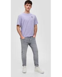 QS - Stoffhose Jeans Shawn / Regular Fit / Mid Rise / Tapered Leg Waschung - Lyst