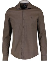 Lerros - Langarmhemd mit Minimal-AOP - Lyst