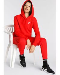 Nike - Kapuzensweatshirt CLUB FLEECE WOMEN'S PULLOVER HOODIE - Lyst