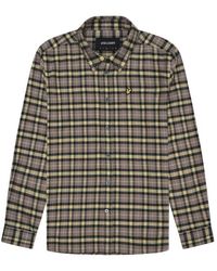 Lyle & Scott - & Langarmhemd Hemd Lyle&Scott CheckFlannel Shirt - Lyst