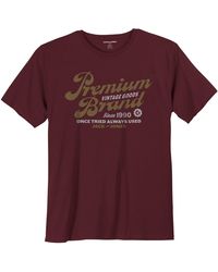 Jack & Jones - & Rundhalsshirt Jack&Jones XXL T-Shirt weinrot Print JPRBLUTHOMAS - Lyst