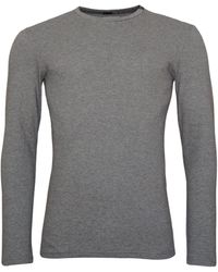 Emporio Armani - Langarmshirt Longsleeve (1-tlg) - Lyst