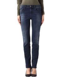 DIESEL - Sandy 0846Q Stretch Jeans Hose Slim Straight - Lyst