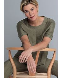 Bianca - Shirtbluse DARNI aus Stoff mit bewegter Oberfläche in Trendfare - Lyst