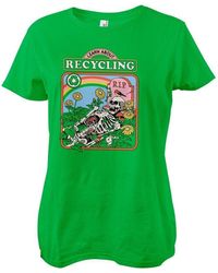Steven Rhodes - T-Shirt Learn About Recycling Girly Tee - Lyst