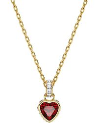 Swarovski - Kette Anhänger Chroma Herz, mit ® Kristall - Lyst
