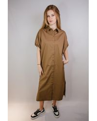 CATNOIR - Blusenkleid Kleid cocoa - Lyst