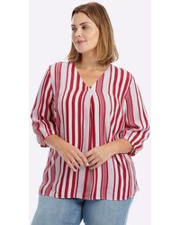 Sheego - Klassische Bluse Tunika 3/4-Arm - Lyst