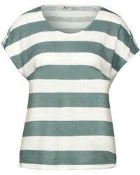 Street One - T-Shirt / Da.Top / LS_LTD QR two-color stripemix - Lyst