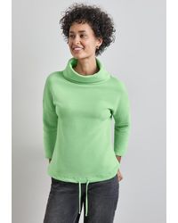 Street One - Langarmshirt mit Tunnelzug am Saum - Lyst