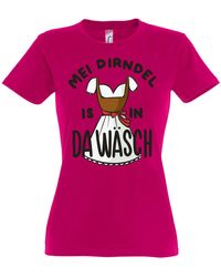 Youth Designz - Print- MEI DIRNDEL IS IN DA WÄSCH T-Shirt mit Fun-Look Dirndl Aufdruck und lustigem Spruch - Lyst