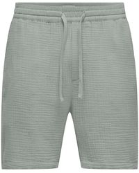 Only & Sons - Stoffhose ONSTEL-PAS 0158 SHORTS - Lyst