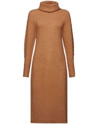 Esprit - Strickkleid Dresses flat knitted - Lyst