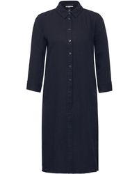 Street One - Midikleid QR muslin shirt Dress_solid - Lyst