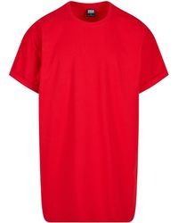 Urban Classics - T-Shirt Long Shaped Turnup Tee (1-tlg) - Lyst