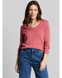 Tom Tailor - Strickpullover Pullover & Strickjacken Strickpullover Mit V-Ausschnitt - Lyst