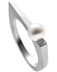 Heideman - Fingerring Margarita Poliert (Ring, 1-Tlg. Inkl. Geschenkverpackung) Damenring Für Frauen Mit Perle - Lyst
