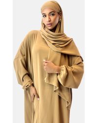 Elara - Maxikleid Abaya mit Kopftuch (1-tlg) - Lyst