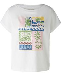 Ouí - T-Shirt, optic white - Lyst