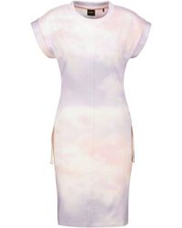 BOSS - Jerseykleid Kleid C_ERUCHI_AOP (1-tlg) - Lyst