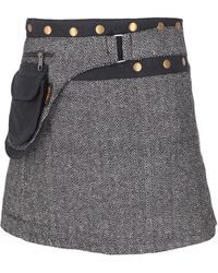 Guru-Shop - Minirock Wickelrock, kurzer Goa Rock, Cacheur mit.. alternative Bekleidung - Lyst