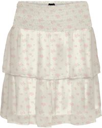 Vero Moda - Minirock VMSMILLA HW SMOCK SHORT SKIRT WVN GA - Lyst