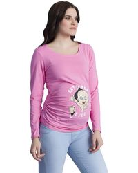 M.M.C. - .M.C. Umstandsshirt Best Mom Ever mit Motiv - Lyst