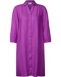 Cecil - Blusenkleid aus Leinen und mit 3/4-Arm - Lyst