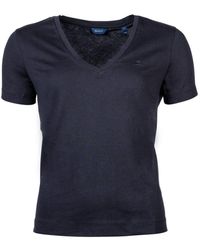 GANT - - - Original V-Neck SS T-Shirt - Lyst