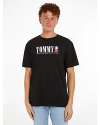 Tommy Hilfiger - Jeans Plus T-Shirt TJM REG TOMMY DNA FLAG TEE EXT Große Größen mit Logoprägung - Lyst