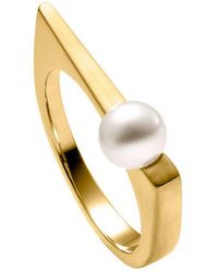 Heideman - Fingerring Margarita Goldfarben (Ring, 1-Tlg. Inkl. Geschenkverpackung) Damenring Mit Perle - Lyst
