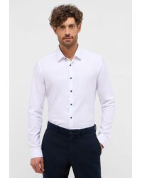 Eterna - Langarmhemd SUPER SLIM NON IRON (bügelfrei) - Lyst