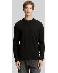 Tom Tailor - Strickpullover Pullover & Strickjacken Basic Strickpullover Aus Baumwolle - Lyst
