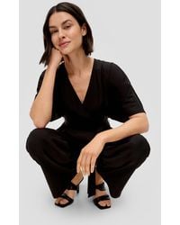 S.oliver - Overall Jumpsuit mit Bindedetail - Lyst