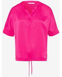 Brax Style Cila in Pink | Lyst DE | Shirts