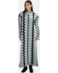 Elara - Midikleid Strickkleid (1-tlg) - Lyst