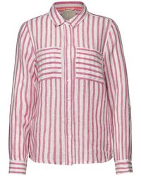 Street One - Blusenshirt LS_Striped shirtcollar blouse - Lyst