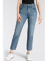 Levi's - Regular-fit-Jeans "501 CROP", 501 Collection - Lyst
